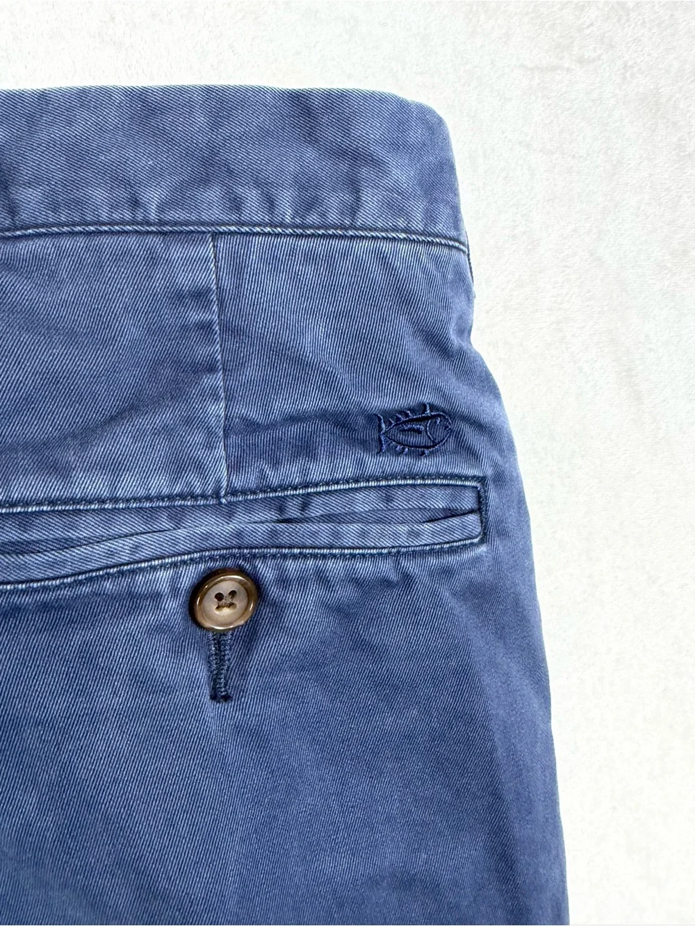 Southern Tide 30W 32L Navy Blue Classic Flat Front Chino Stretch Cotton Pants